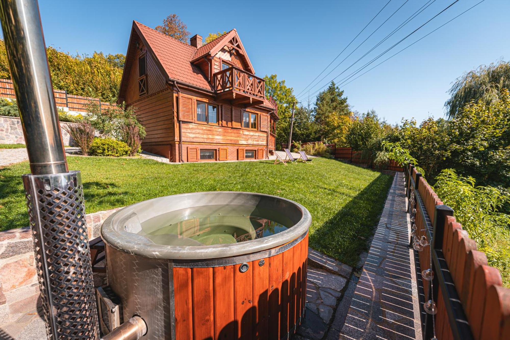 Bug Na Skarpie - Domek Wypoczynkowy Z Jacuzzi I Kominkiem Drohiczyn Luaran gambar